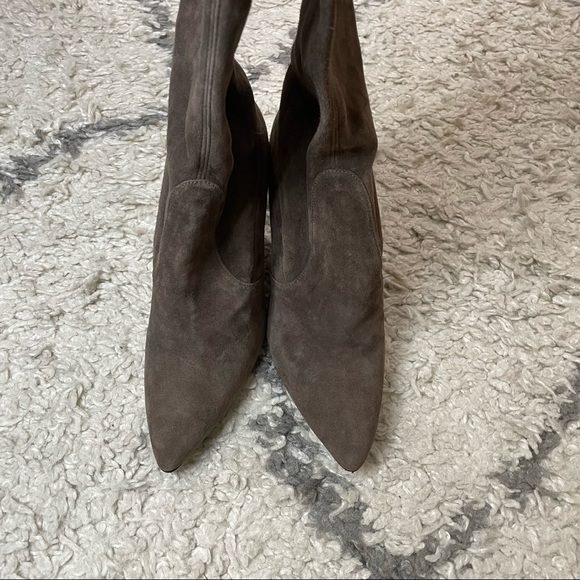 Stuart Weitzman Topo Highland Boot Taupe - Picture 6 of 8